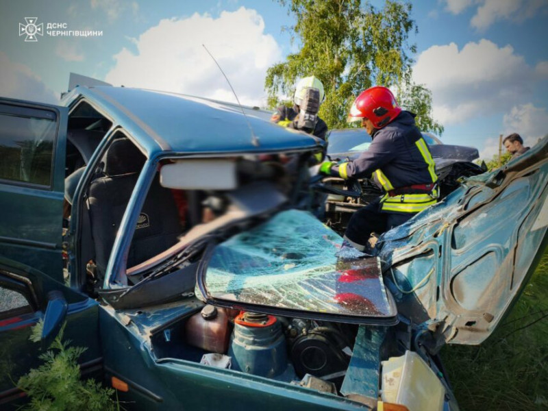 У селі на Чернігівщині сталася смертельна ДТП: водій автівки загинув, двоє пасажирок травмовані (Фото)