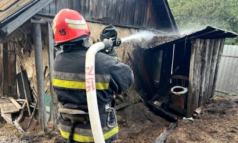 12 виїздів за добу: рятувальники Чернігівщини ліквідовували пожежі та реагували на надзвичайні події