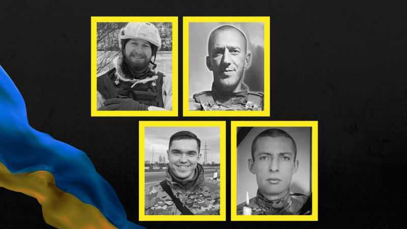 На Чернігівщині попрощалися із захисниками Андрієм Михном, Миколою Гайдеєм, Ярославом Ющенком та Олексієм Гордієнком