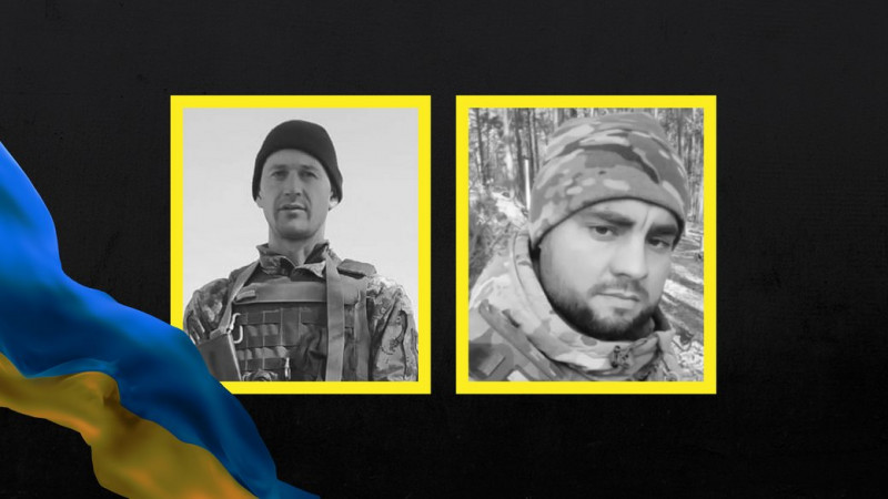 На Чернігівщині попрощалися з військовими Олександром Попаденцем та Олександром Акуленком