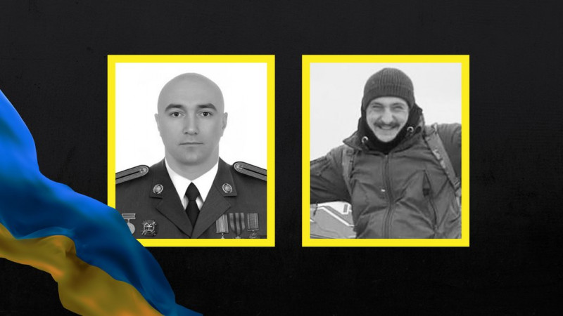 З загиблими бійцями Олександром Нітченком та Олександром Іваненком попрощалися 20 липня на Чернігівщині