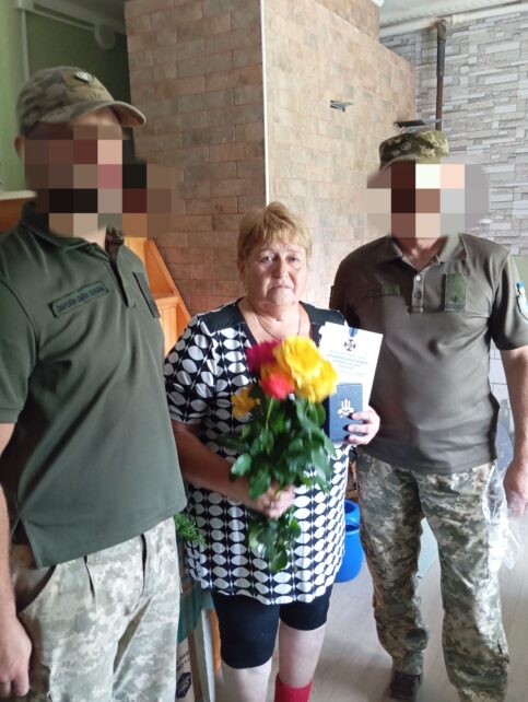 Бійця з Чернігівщини посмертно нагородили почесними нагрудними знаками