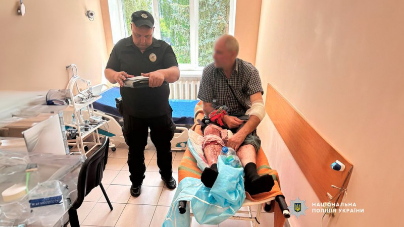 Поранений чоловік: на Чернігівщині війська РФ скинули вибухівку з дрона