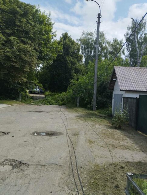Обірвані дроти, повалені дерева й електроопори: негода нашкодила в приблизно 400 населених пунктах Чернігівщини (Фото)