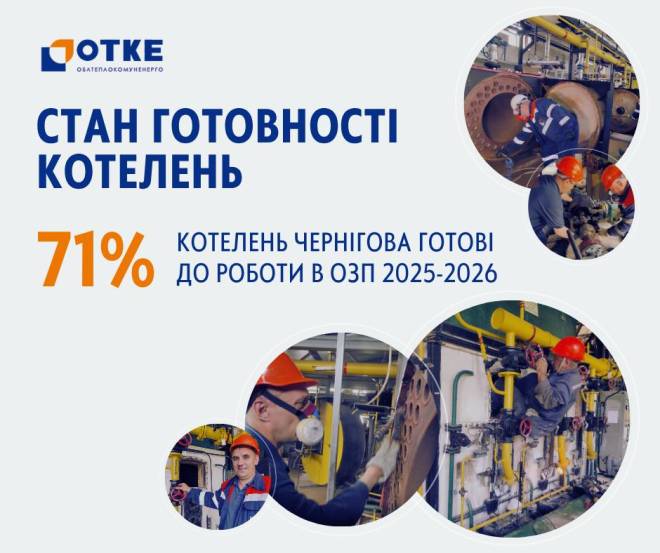 У Чернігові триває підготовка до нового опалювального сезону
