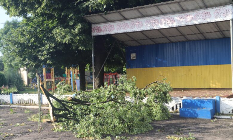 У громаді на Чернігівщині негода наробила біди (Фото)