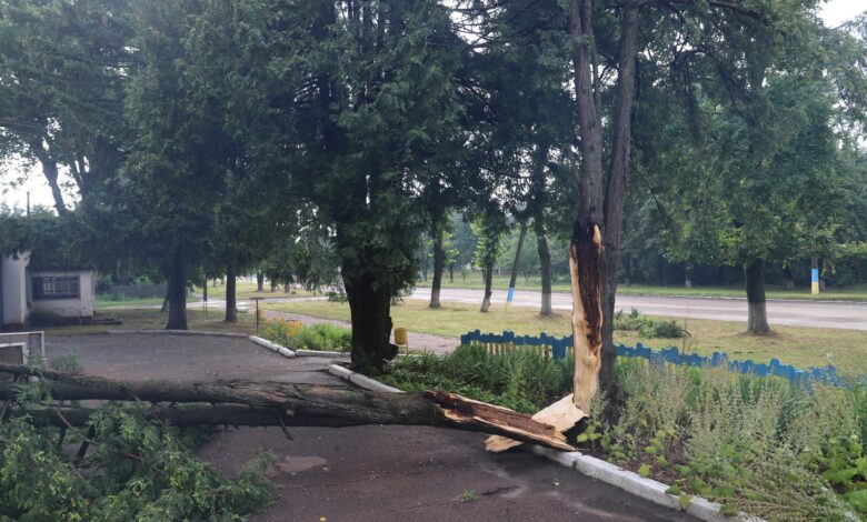 У громаді на Чернігівщині негода наробила біди (Фото)