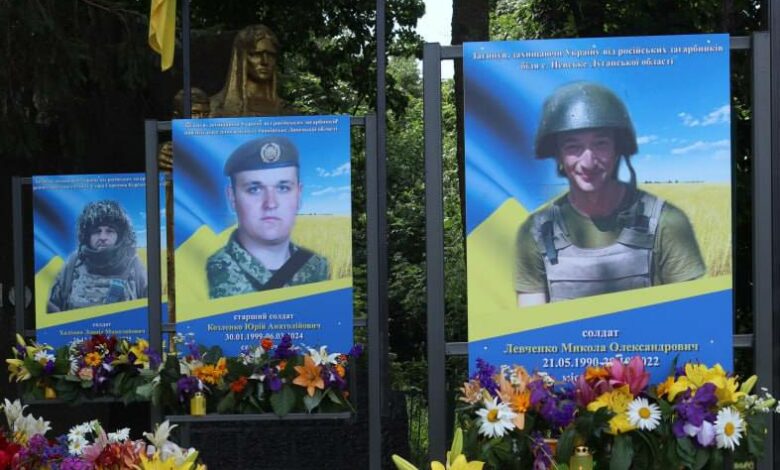 У селі на Чернігівщині відкрили меморіальну алею загиблих Героїв