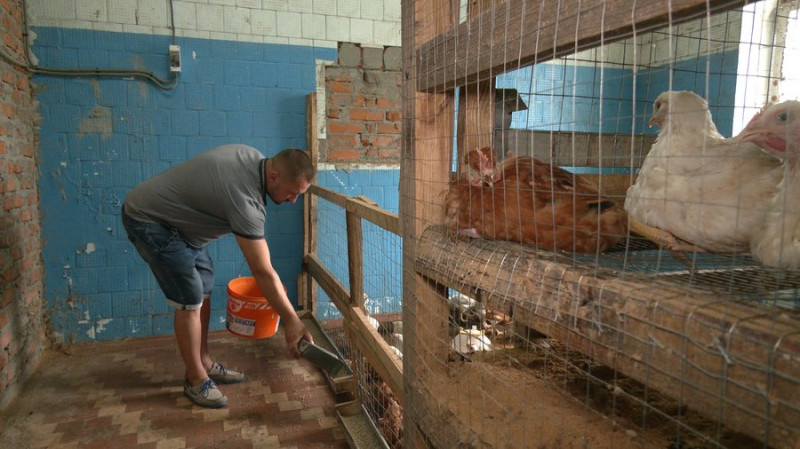 "Все на екологічно чистому продукті": чернігівець Дмитро Глузд відкрив птахоферму за грантові кошти
