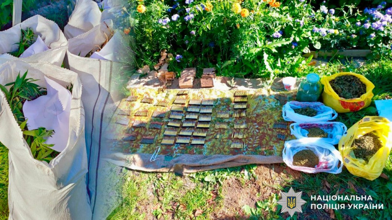 Загрожує до 7 років позбавлення волі: на Чернігівщині у чоловіка вилучили 500 набоїв та наркотичні засоби