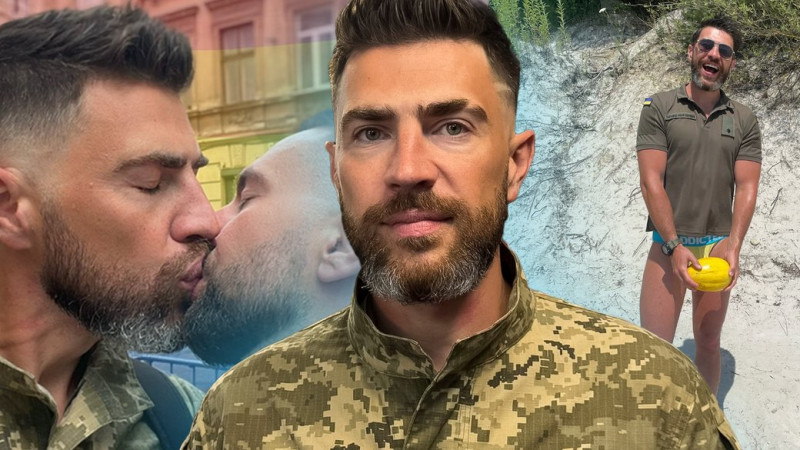 Офіцер Віталій Седюк заявив про погрози від керівництва після допису відео поцілунку з партнером. Що кажуть у бригаді