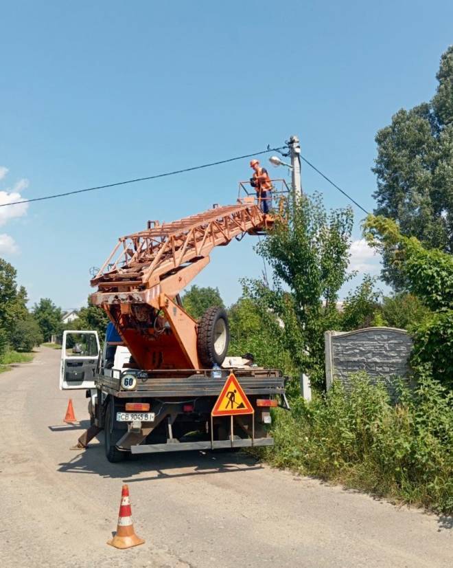 КП «Міськсвітло» звітує про проведені роботи минулого тижня