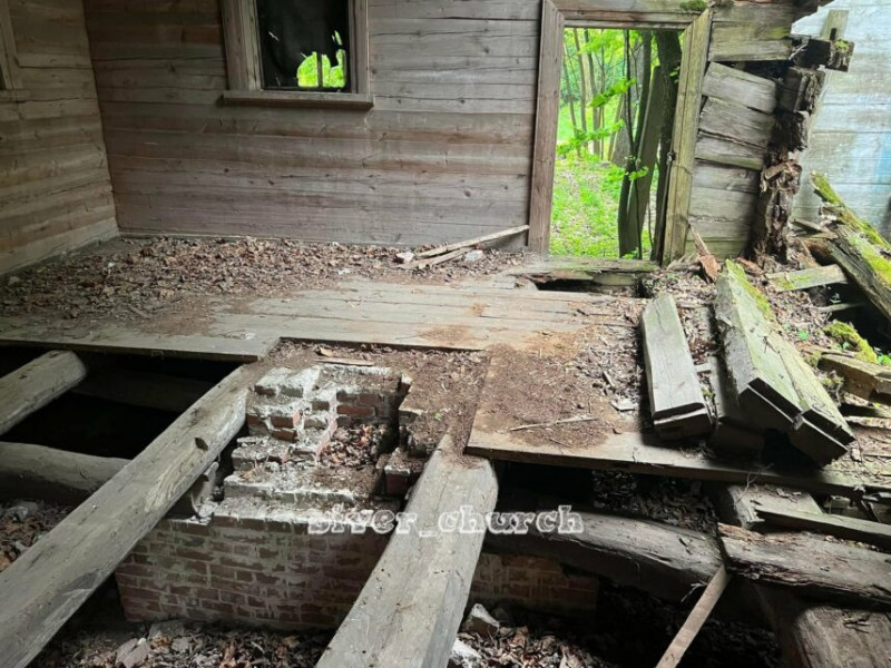 На Чернігівщині розкрадають залишки старовинного дерев’яного храму, збудованого 125 років тому (Фото)
