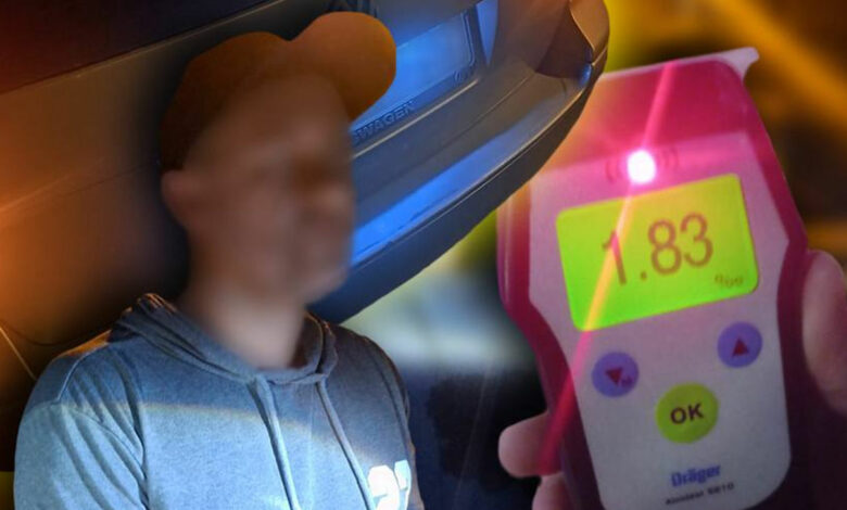 У Чернігові зупинили п’яного водія, який їздив у темну пору доби без світла фар
