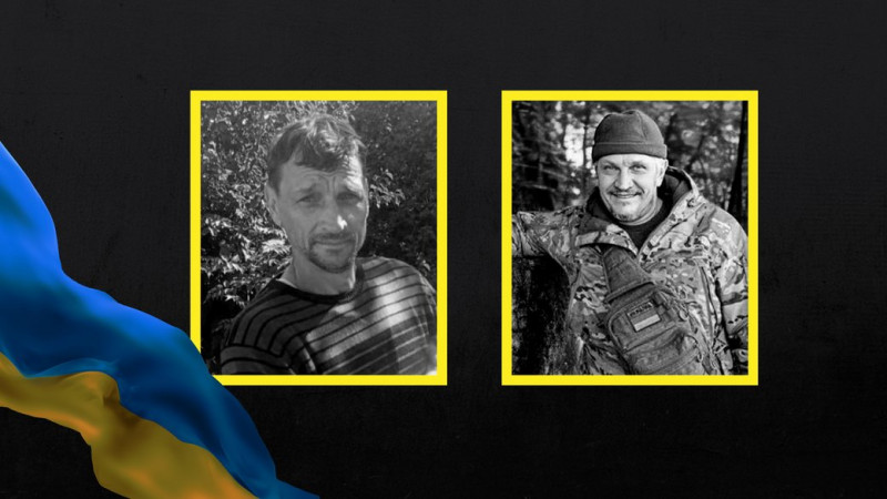 На Чернігівщині попрощалися з двома бійцями — Яковом Шкуратом та Олександром Стіпоном, які загинули на фронті