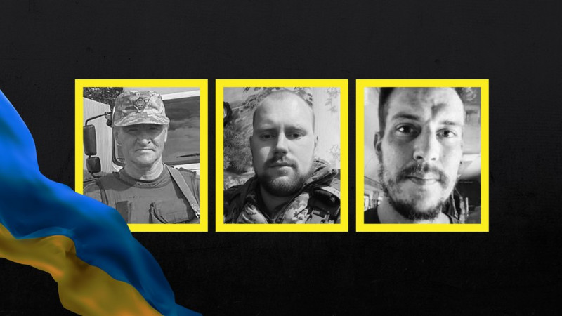На Чернігівщині попрощалися з Віталієм Бобровим, Володимиром Горбатком та Сергієм Ванцаком, які загинули на фронті