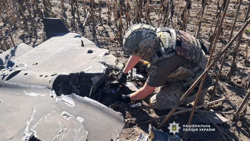 На Чернігівщині знешкодили бойові частини двох російських безпілотників, які збили у Ніжинському та Прилуцькому районах