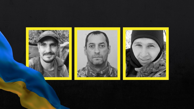 На Чернігівщині попрощалися з військовими ЗСУ Миколою Пашком, Єгором Зубчиком та Павлом Комашинським