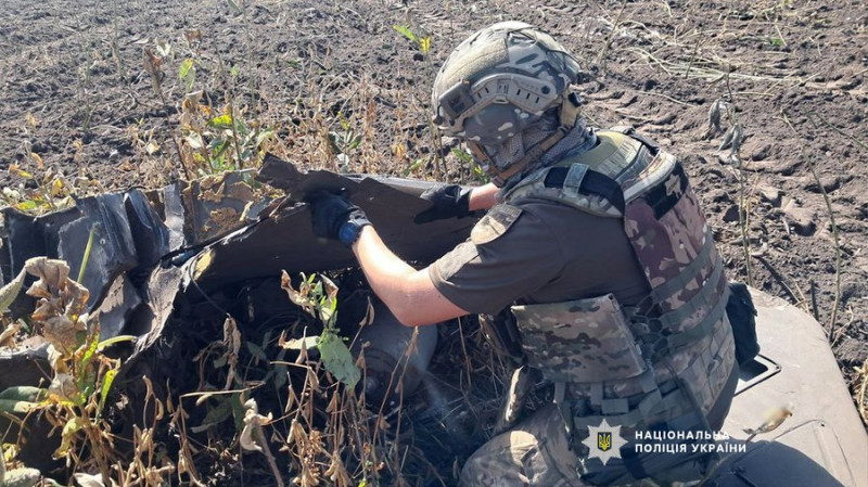 На Чернігівщині знешкодили бойові частини двох російських безпілотників, які збили у Ніжинському та Прилуцькому районах