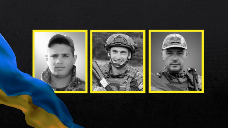 На Чернігівщині попрощалися з бійцями Андрієм Номерчуком, Сергієм Мирним та Олексієм Міщенком