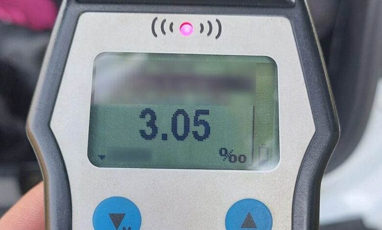 Чернігівські поліцейські відсторонили від керування нетверезого водія, вміст алкоголю в крові якого перевищив межу у 15 разів