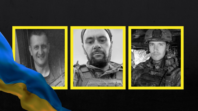 На Чернігівщині попрощалися з військовими ЗСУ Миколою Пашком, Єгором Зубчиком та Павлом Комашинським