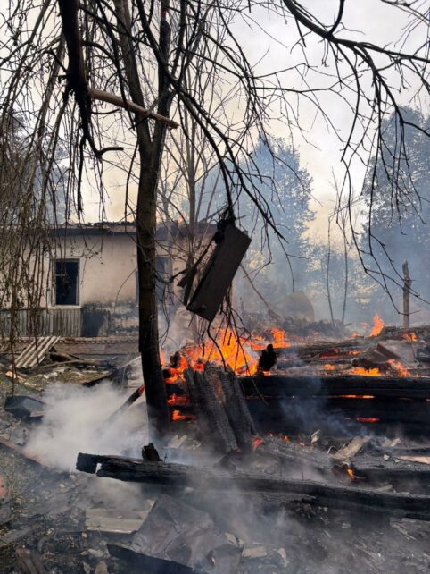 На Чернігівщині ворожий FPV-дрон знищив ціле домогосподарство (Фото)