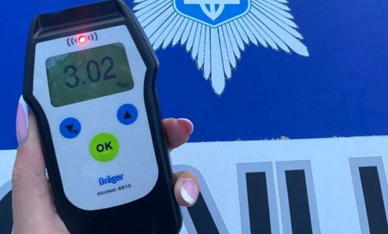 Носівські поліцейські відсторонили від керування нетверезого водія, вміст алкоголю в крові якого перевищив допустиму межу більш ніж у 15 разів