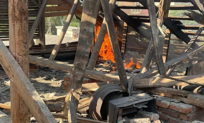 Росіяни обстріляли «Градами» Семенівку: поранено чоловіка (Фото)