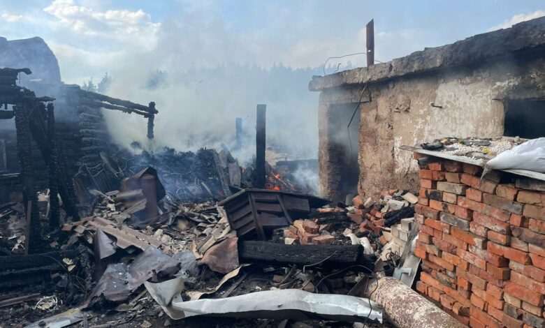 Росіяни обстріляли «Градами» Семенівку: поранено чоловіка (Фото)