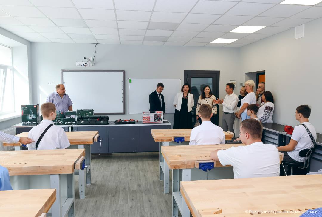 Швейцарська підтримка допомогла відновити гімназію №13 і створити сучасний освітній простір