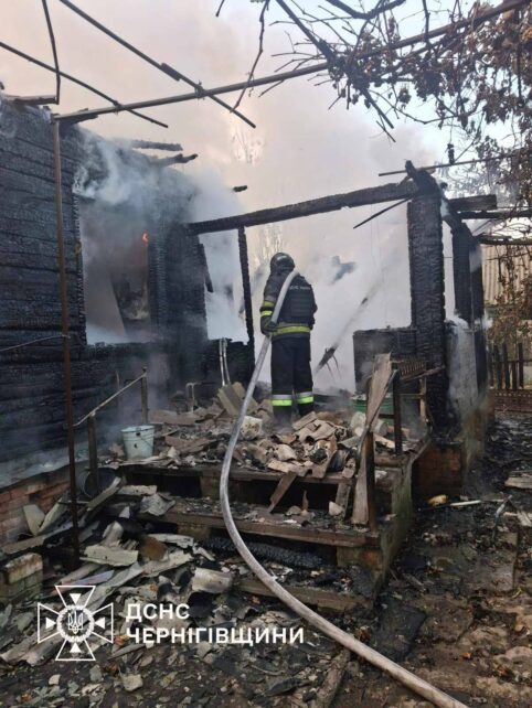 Троє людей загинуло у вогні: на Чернігівщині за добу ліквідували 17 пожеж (Фото)
