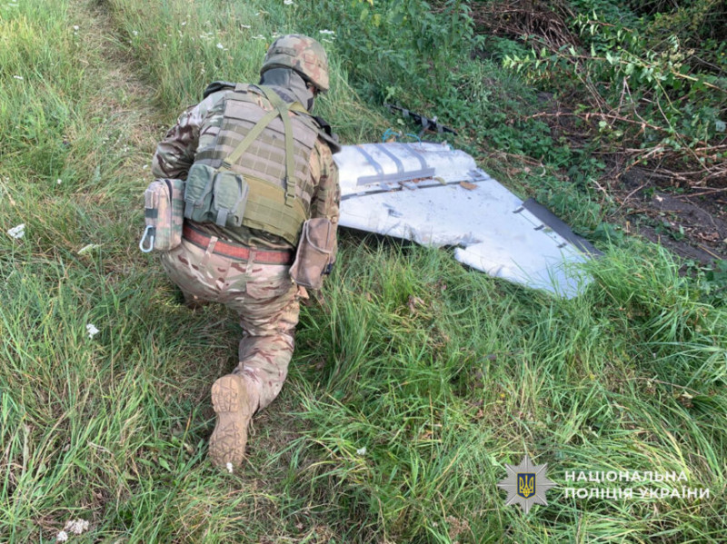 У двох районах Чернігівщини знайшли частини сімох ворожих безпілотників