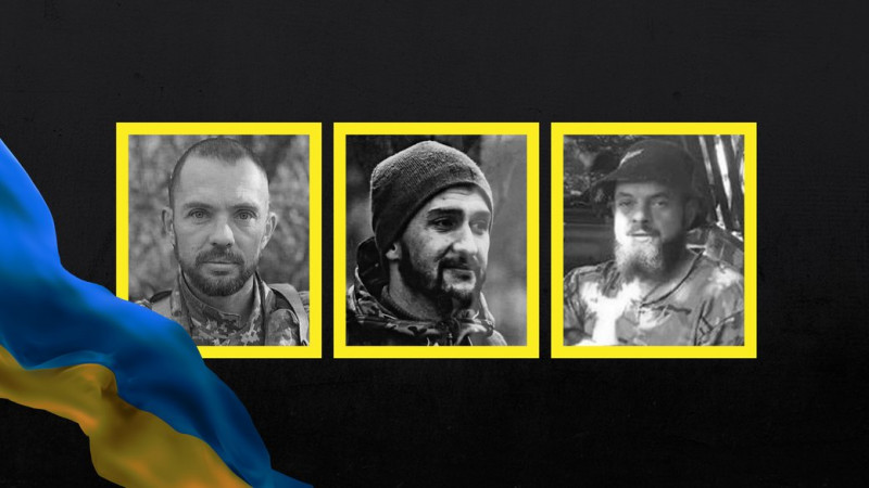 На Чернігівщині попрощалися із загиблими бійцями Олександром Шешенею, Вадимом Пильником, Олександром Гончаровим