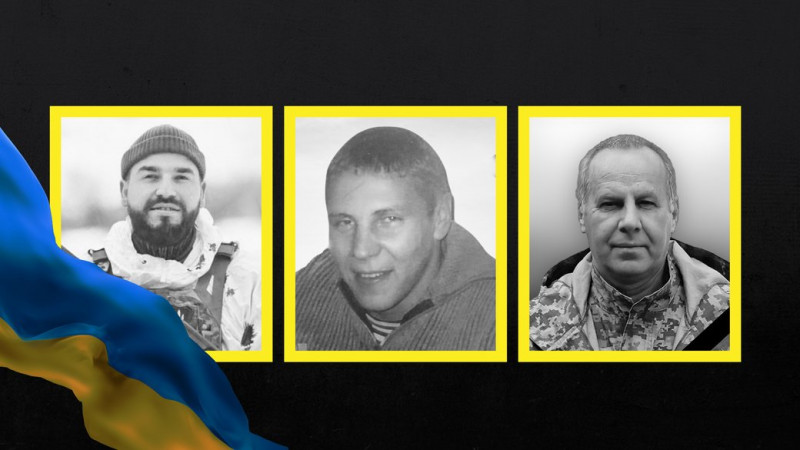 На Чернігівщині попрощалися із загиблими захисниками Володимиром Герасименком, Сергієм Напряглом та Дмитром Липницьким