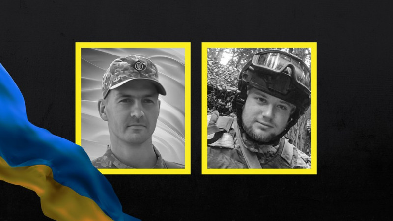 На Чернігівщині попрощалися з бійцями Вадимом Колесниковим та Денисом Стецюном