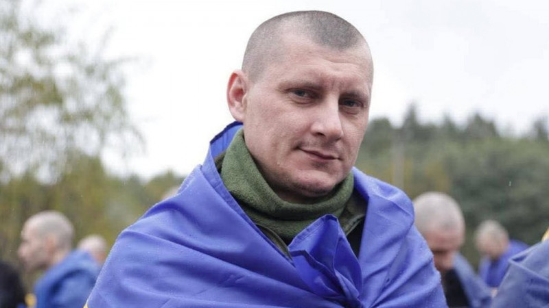 Додому з російського полону повернувся нацгвардієць з Новгорода-Сіверського Леонід Макарець
