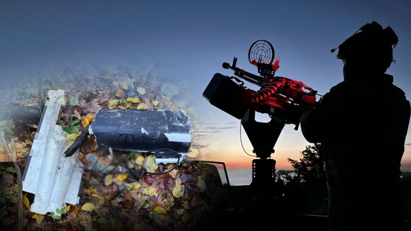 На Чернігівщині прикордонники збили російський БпЛА типу "Гербера"