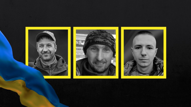 На Чернігівщині попрощалися з військовослужбовцями — Олександром Силою, Олександром Кладкевичем та Іваном Бурим