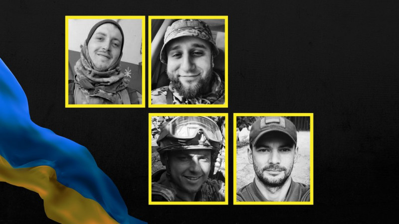На Чернігівщині попрощалися з бійцями — Володимиром Глазовим, Миколою Томилком, Олегом Кекухом та Антоном Малишевим