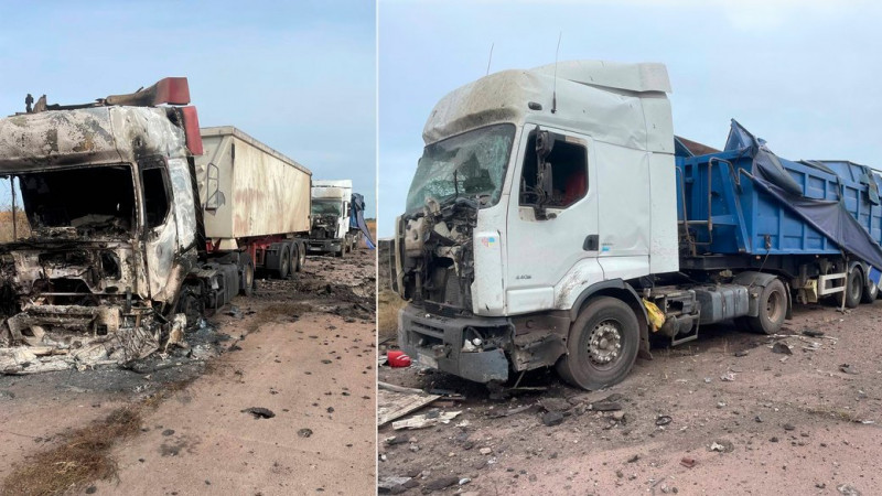 Хотіли забрати зерно з поля: що відомо про ракетний удар по вантажівках на Чернігівщині, внаслідок чого загинув водій