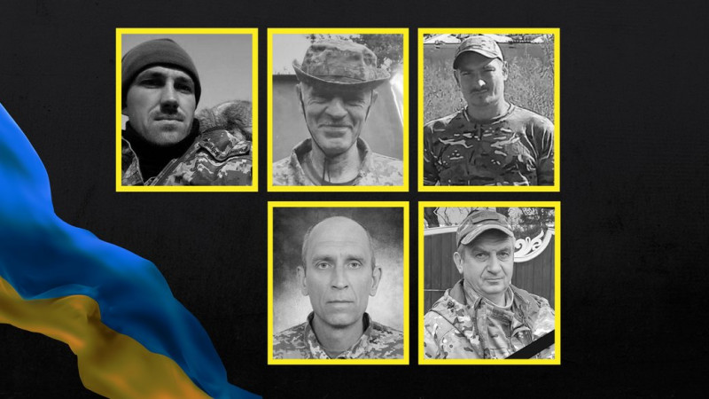 Попрощалися з двома захисниками, які брали участь в обороні Чернігова: Володимиром Живодіром та Денисом Денисенком