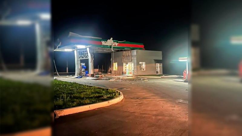 Росіяни ударним дроном атакували АЗС у Новгороді-Сіверському на Чернігівщині