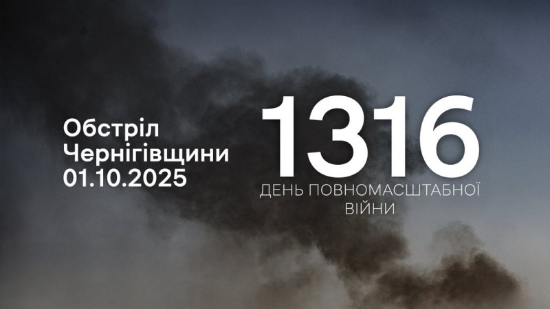 Російські військові атакували прикордоння Чернігівщини FPV-дронами, скидами вибухівки та зі ствольної артилерії