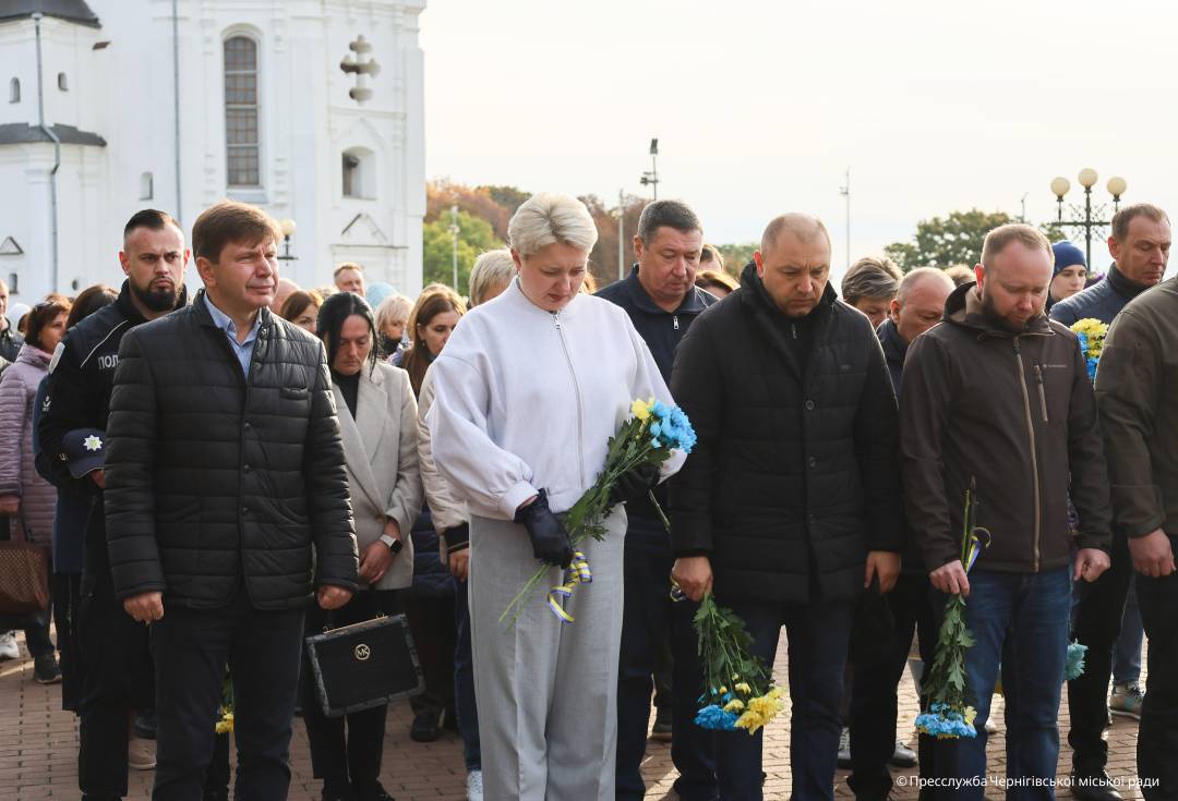День захисників і захисниць: Чернігів віддав шану Героям і підняв Прапор Надії