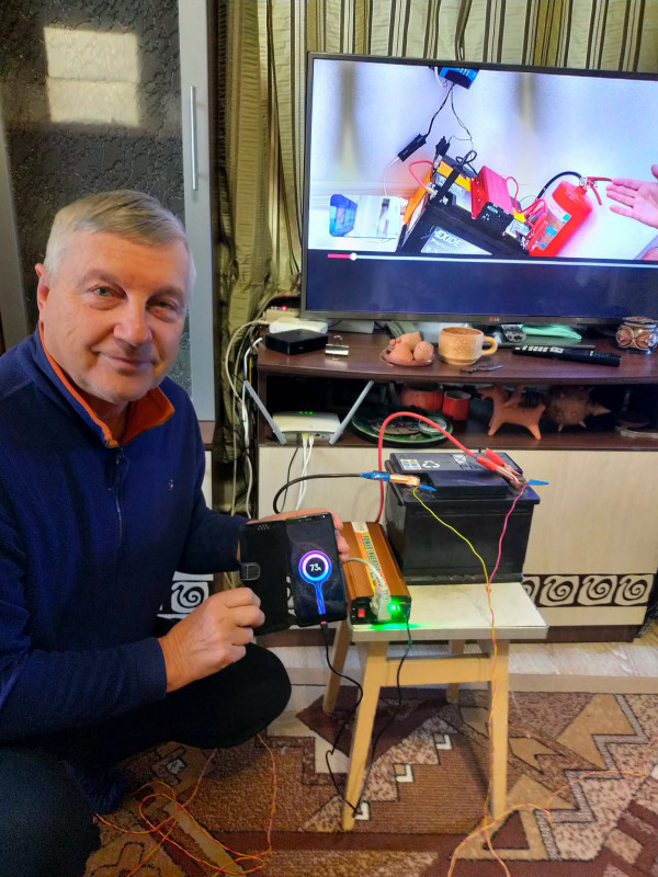 Грубка – як знахідка, а також інвертор та інші пристрої: енергетична незалежність родини пенсіонерів із Чернігівщини (Фото)