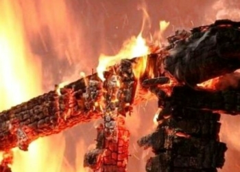 На Чернігівщині під час пожежі чоловік отримав опіки На Чернігівщині під час пожежі чоловік отримав опіки