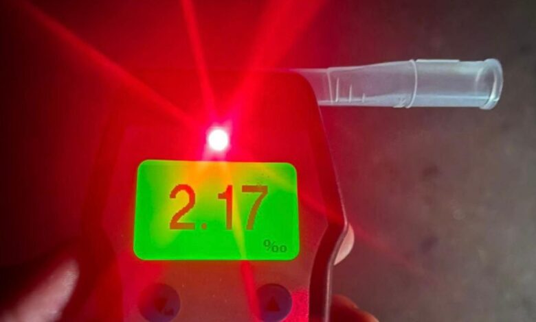 На Чернігівщині затримали нетверезого водія, вміст алкоголю в крові якого перевищував норму майже в 11 разів