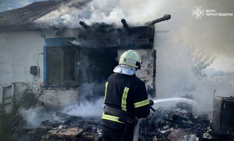 Отримав тяжкі опіки: на Чернігівщині від пожежі постраждав чоловік