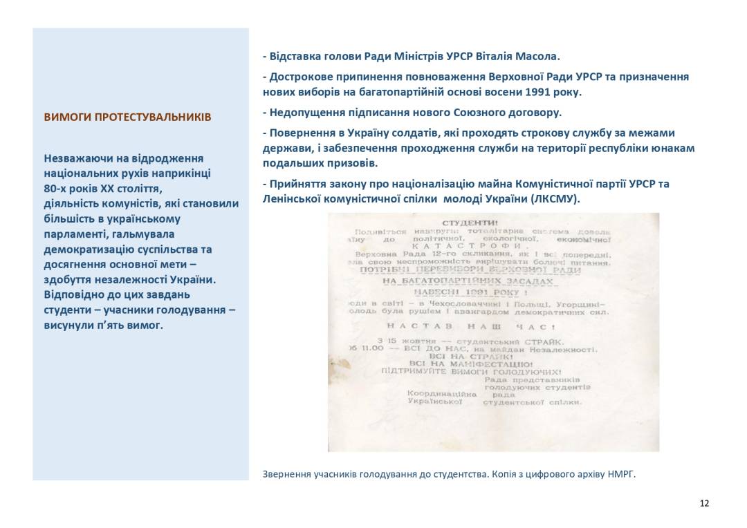 Перший майдан: люди та події